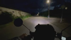 Жизнь станице на юге. Ночью была сильная гроза. Еду вечером в магазин на электровелосипеде.