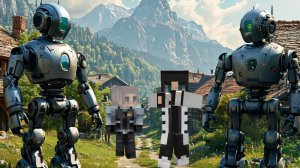 Деревня роботов - Minecraft фильм