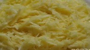 Картофельная запеканка из тертого картофеля