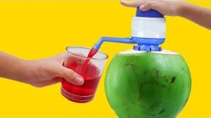 SIMPLE LIFE HACKS WITH COCONUT !