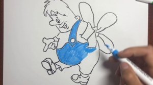 Как нарисовать Карлсона