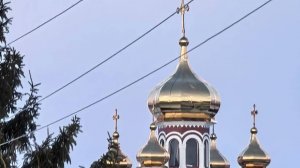 Так устанавливали купола на храм