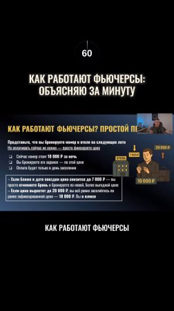 Объясняю за минуту, как работают фьючерсы