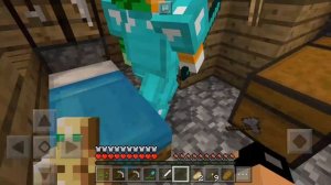 играю с братом по сети в Майнкрафт