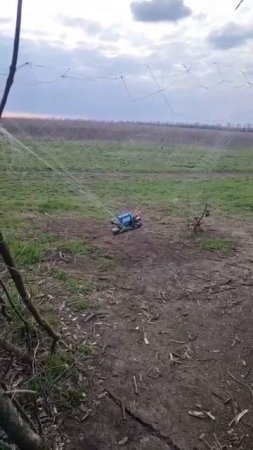 Украинский Дрон попал в рыболовные сети
