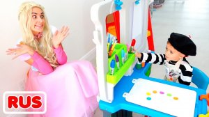 Влад и Ники выбирают себе профессии! Видео для детей.