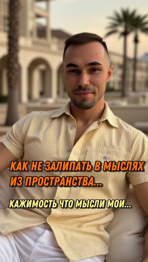 Мысли не твои да и тебя нет