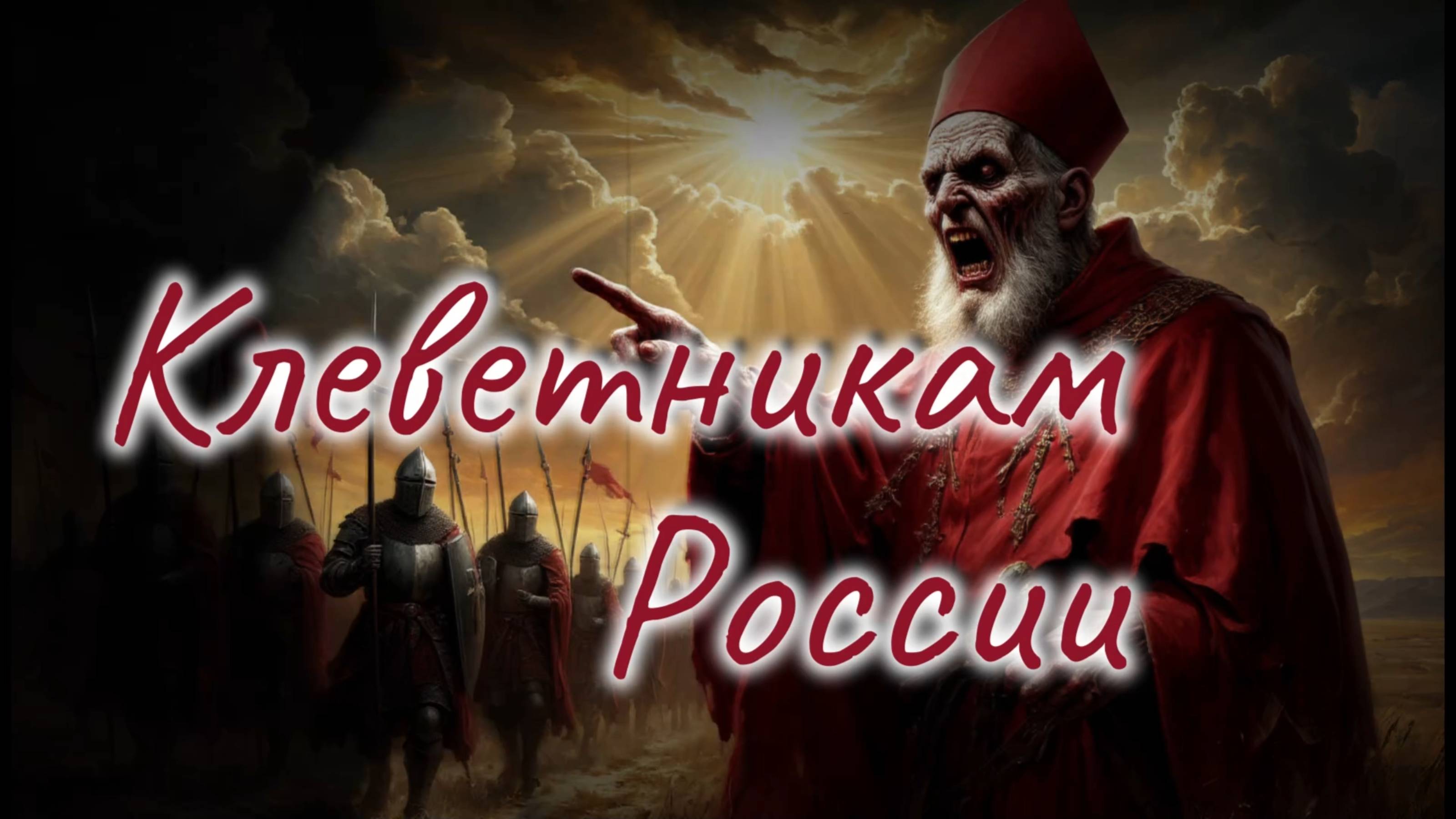 "Клеветникам России" (1831) -  на стихи Пушкина А. С. в стиле Russo-Trap Fusion.