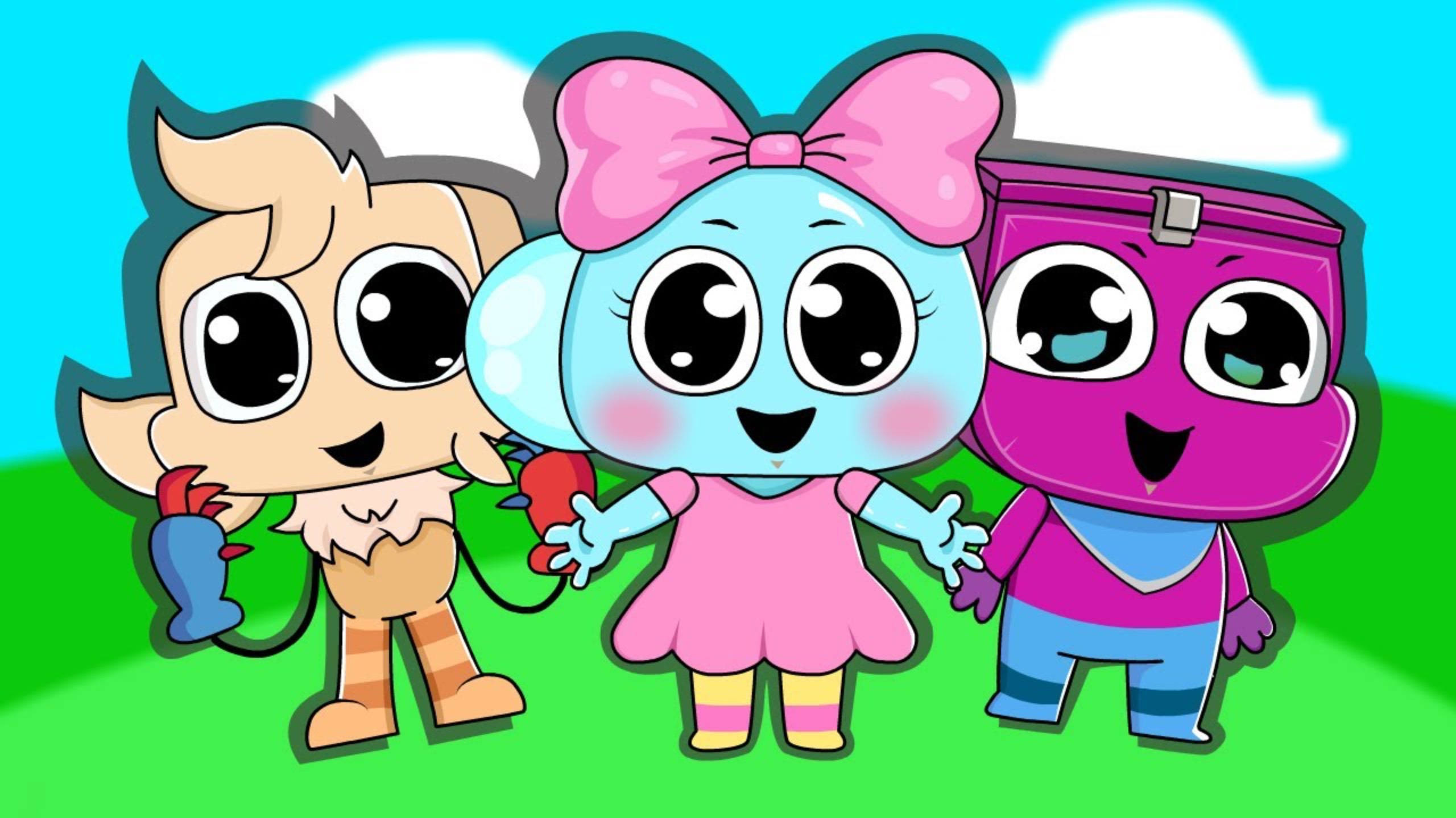 Sprunki OC Dandys World Poppy, Goob, Boxten  Compilation Sprunki Incredibox