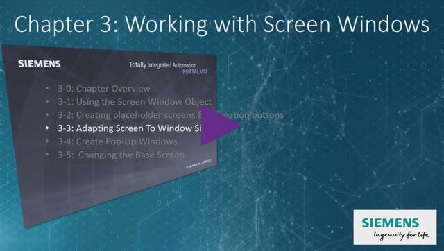 WinCC Unified V17 # 6  Adapt Screen to fit Window Size Learn SCADA Programming #WinCCGURU