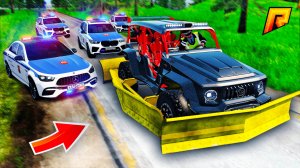 ТРОЛЛИНГ ПОЛИЦИИ на БРОНИРОВАННОЙ МАШИНЕ! УГАР на РАДМИР (HASSLE ONLINE)