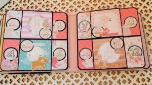 ПОП АП ФОТОАЛЬБОМ ДЛЯ ДЕВОЧКИ "BABY LADY" СТРАНИЦА №5 и №6 / СКРАПБУКИНГ