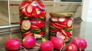 Готовила на МЕСЯЦ а сьели за Один ДЕНЬ! Улетная Закуска из РЕДИСА к Мясу.