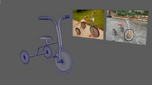 2) Моделирую детский велосипед