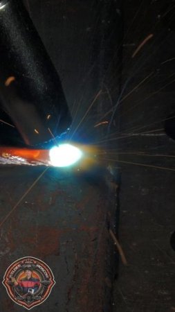 Сварка бытовым полуавтоматом профильной трубы #сварка