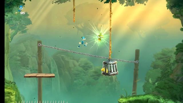 Rayman Legends. 08. Этап Веревочный курс