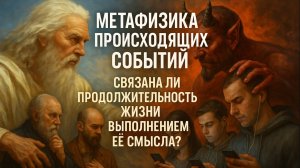 Метафизика происходящих событий. Связана ли продолжительность жизни с выполнением ее смысла?