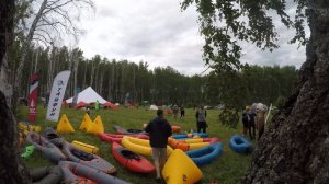 Утро на Уральском Пакрафт Фестивале