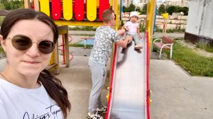 VLOG 6 Приболели / Появилась любовь к горкам / Посетили парк / Будни семьи #ребенок #дети #семья