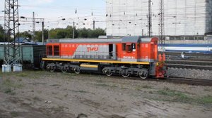 Тепловоз ТЭМ2УМ-305. Манёвры.