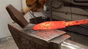18 Ковка клинка из стали ХВГ