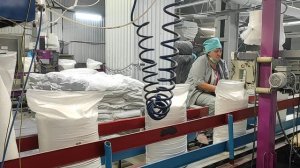 Автоматизированная линия фасовки сыпучих продуктов в зашивные мешки от НПП "Метра"