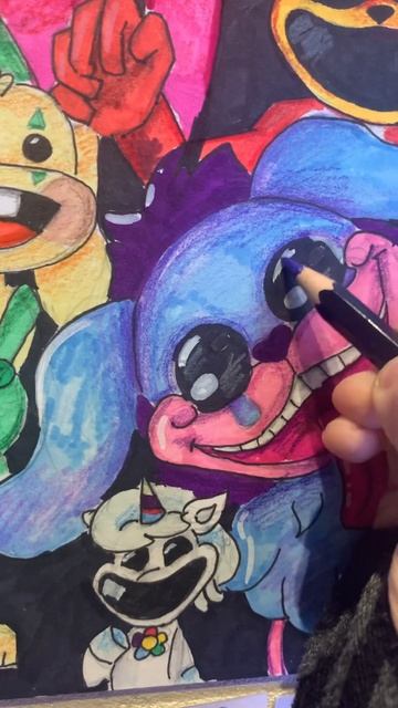 Новый постер❤️ #poppyplaytime #поппиплейтайм #арт #рисование смотреть онлайн