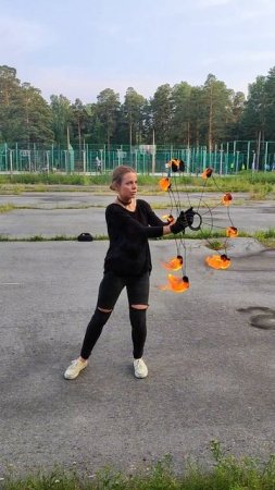 Тренировка с огнём