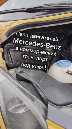 Свап двигателя Mercedes-Benz OM648 3,2 CDI со штатной МКПП в Volkswagen Crafter