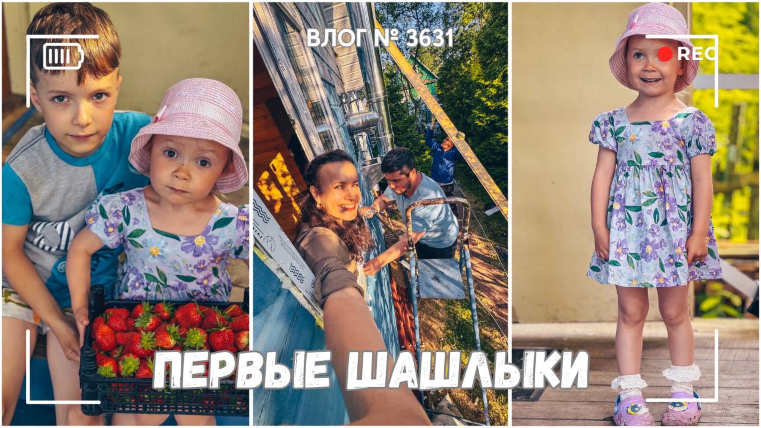 Мы строим дом | Первые шашлыки в этом сезоне!  -  ВЛОГ №3631 - 15.06.25