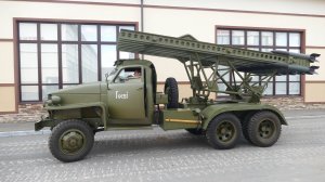 Система залпового огня М-13 на шасси Studebaker US6, Музей отечественной военной истории, 7 мая 2025