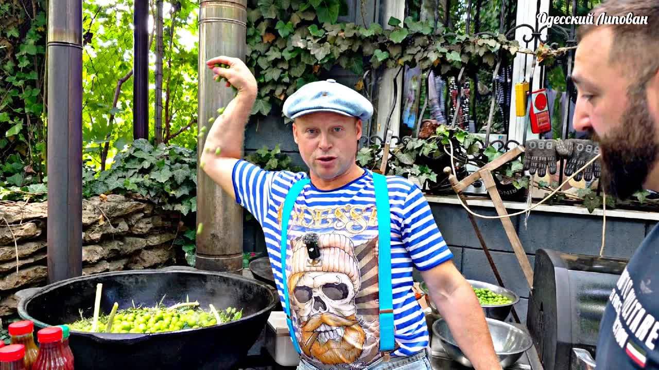 Знаменитое ЧАКАПУЛИ!! Суп с мясом барана в ЗЕЛЕНИ. Готовят Грузинский Армянин и Еврей в Одессе