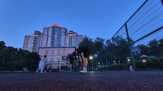 Растяжка на улице ч. 1  с Растяжка до и после тренировки