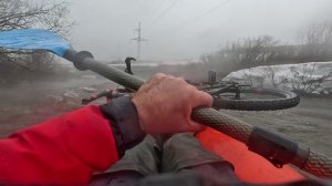 ВОРКУТА. Велосплав по Безымянке в тумане.