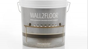 NOVACOLOR WALL2FLOOR - Distressed Metal effect - Цементное покрытие. Инструкция по нанесению