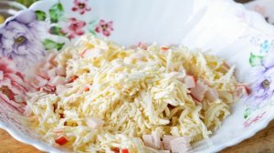 Гренки с крабовыми палочками