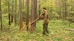 ЗАГОТОВКА ДРОВ С ВЕРЕВКОЙ И ПИЛОЙ