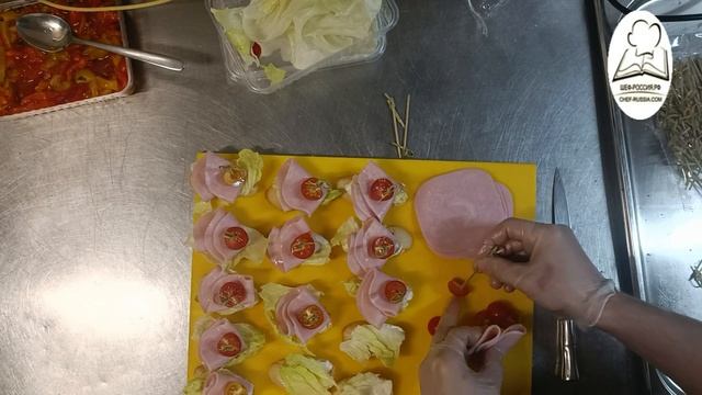 Традиционная испанская закуска пинчо