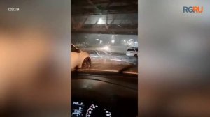Сочи затопило из-за проливных дождей