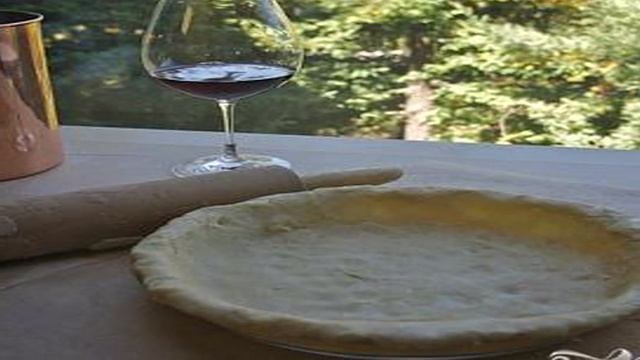 Черничный пирог с лимонной цедрой