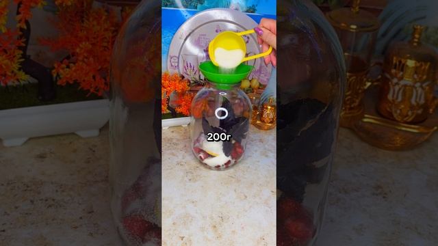 Мохито из клубники с базиликом на зиму