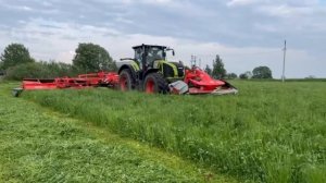 Первая в России косилка бабочка Kuhn FC13460 13 метров