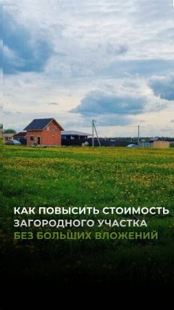 Как повысить стоимость участка без БОЛЬШИХ вложений?