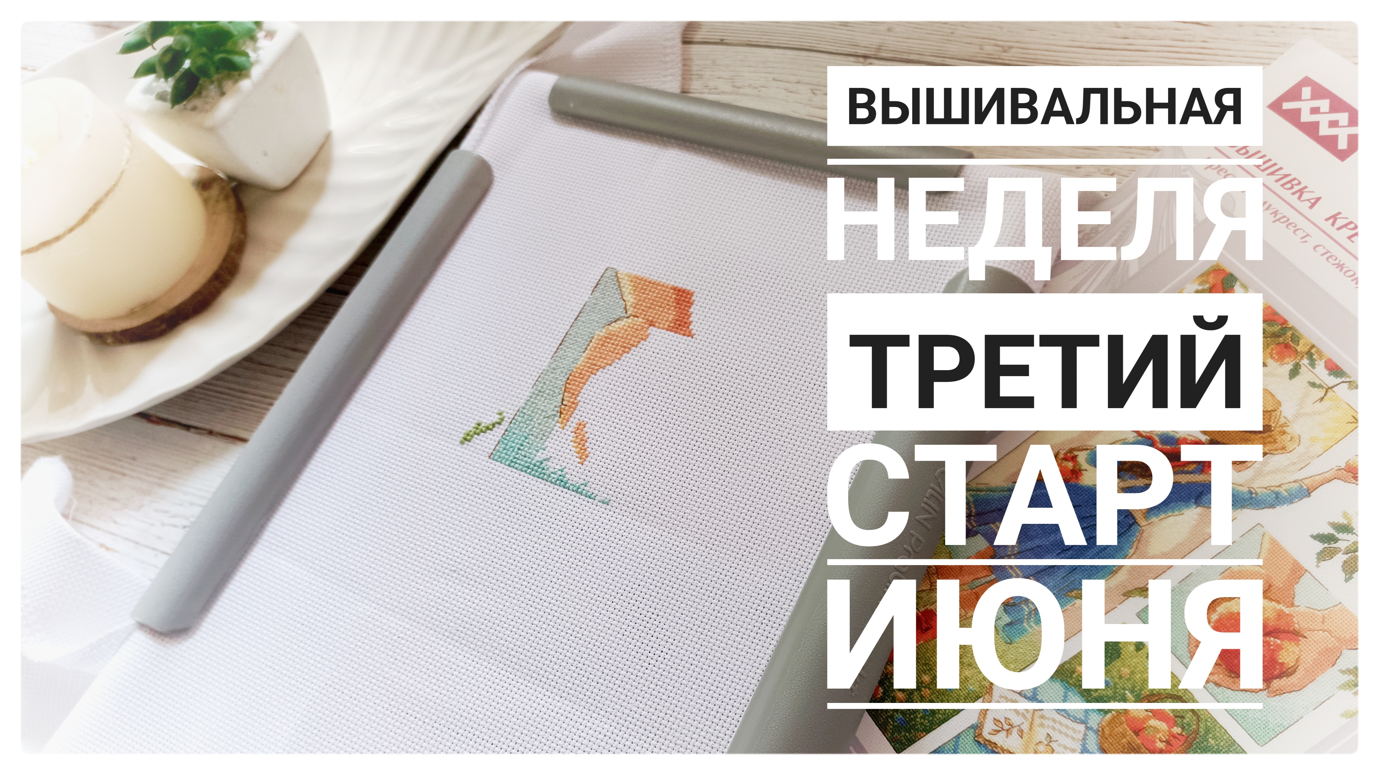 Продвижения за неделю | Третий старт июня | Вышивка крестом