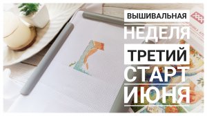 Продвижения за неделю | Третий старт июня | Вышивка крестом