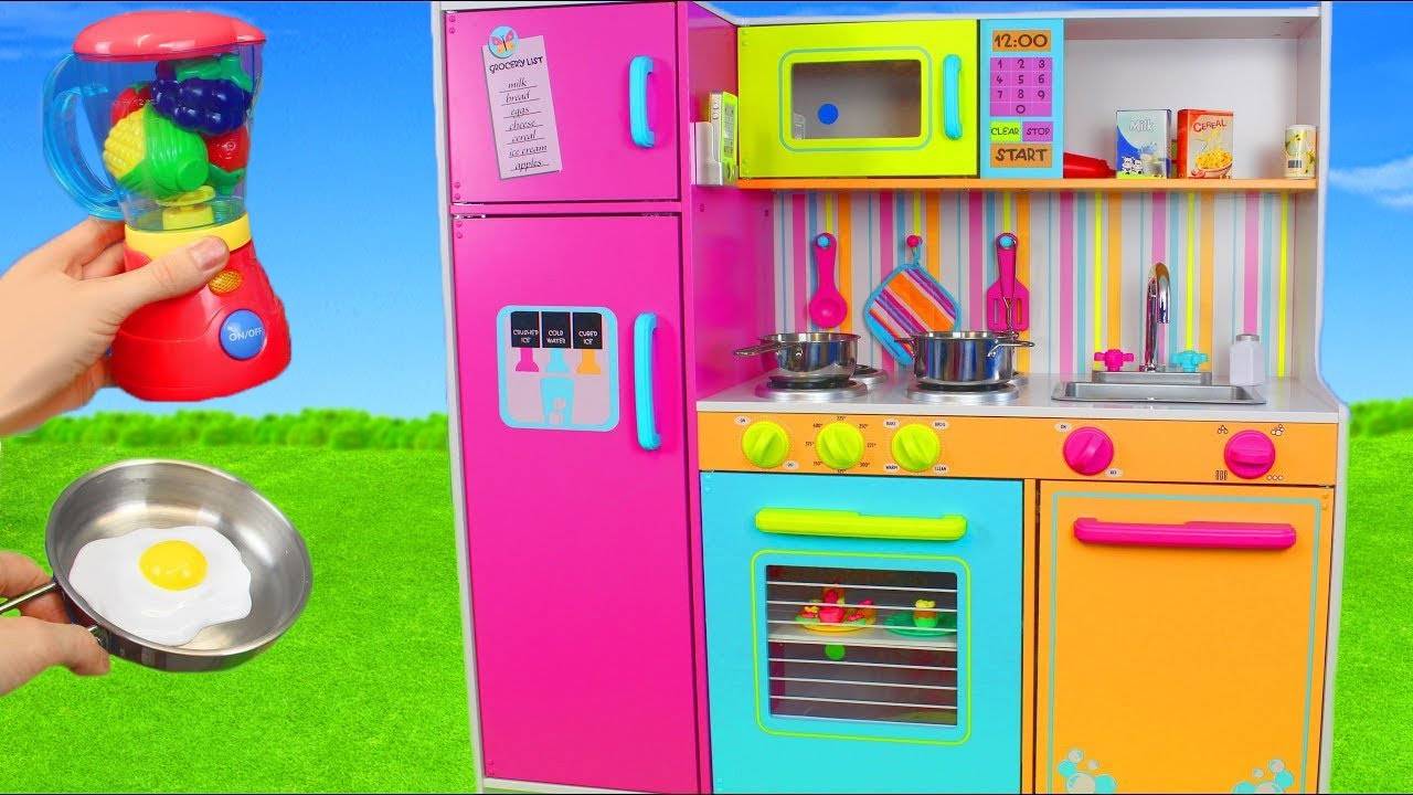 Игрушки для Девочек Большая Кухня Распаковка Игрушек