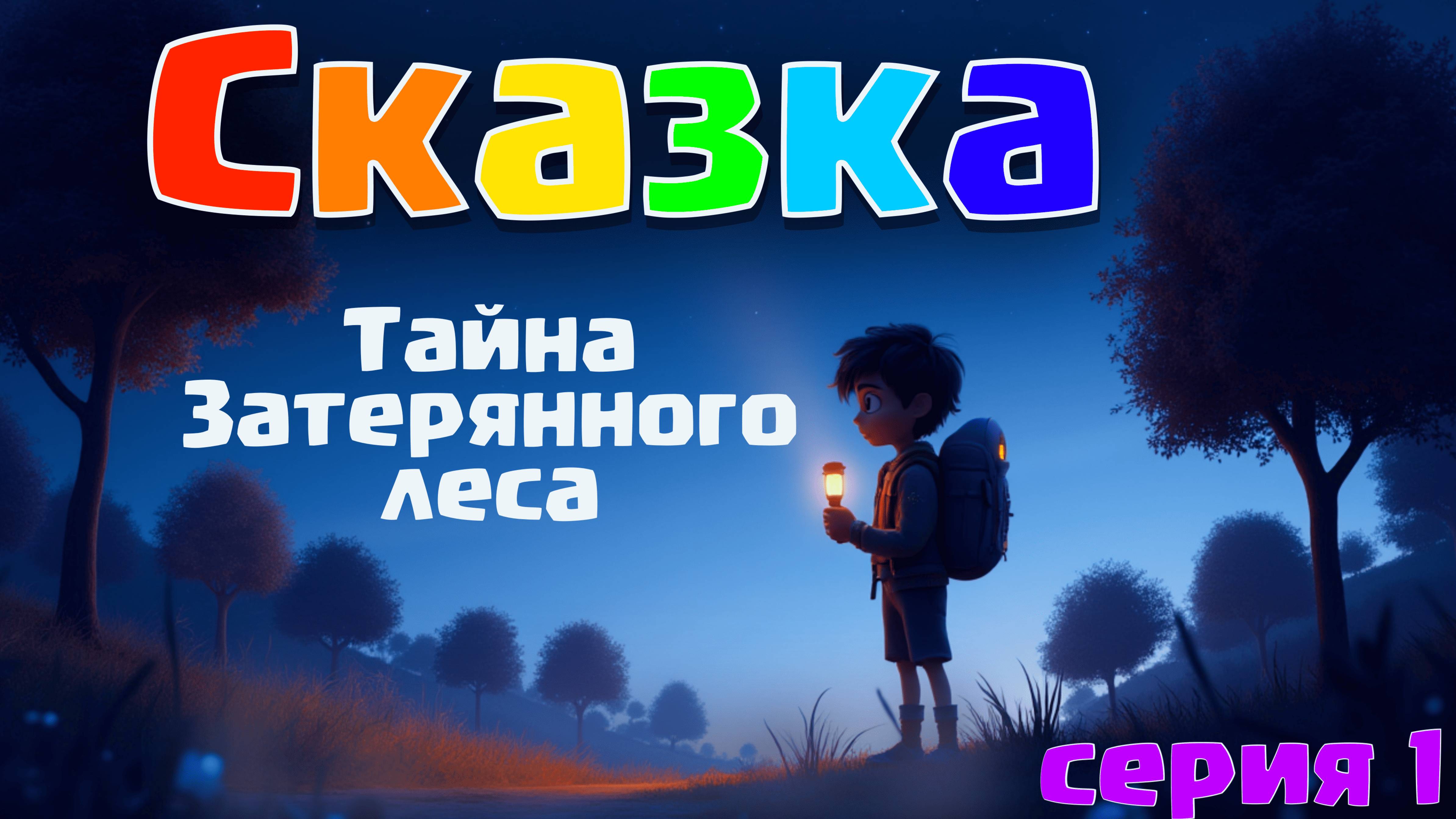 Спрятан в Затерянном Лесу! Сможет ли Макс разгадать тайну? І Сказка на ночь🌙