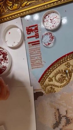 Икона Николая  Чудотворца в процессе инкрустации 💎🙏🏼