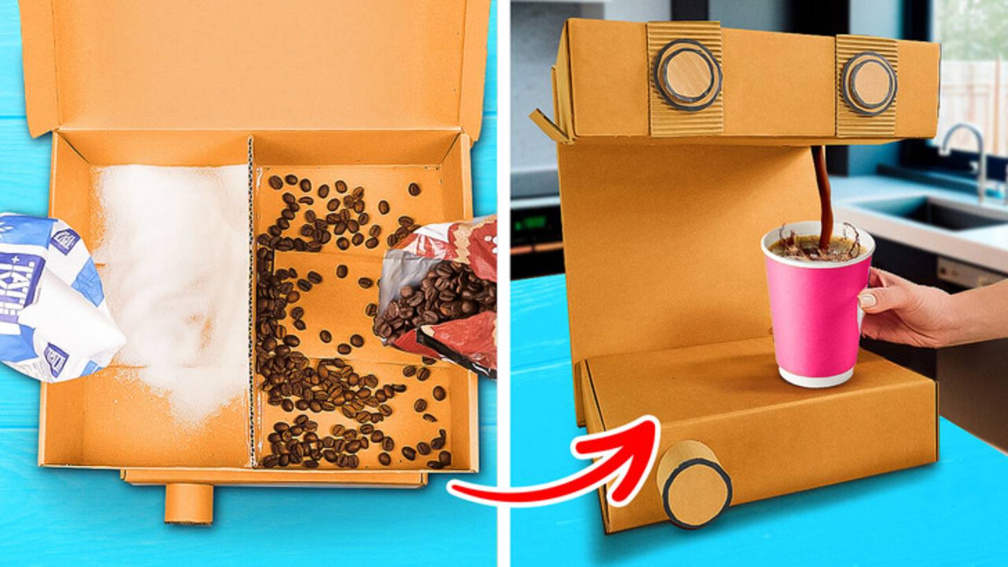 📦Поделки из картона своими руками 🎨 Коробки становятся шедеврами!