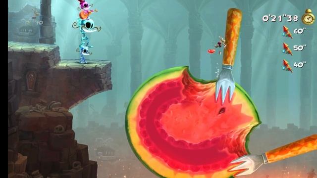 Rayman Legends. 02. Этап Давным-давно. Забег